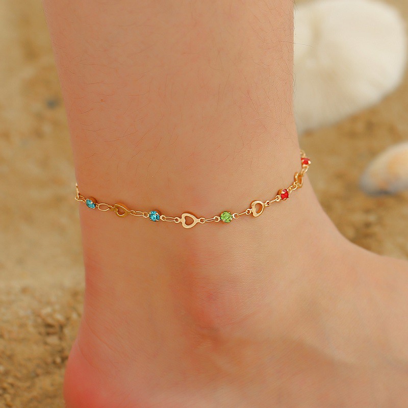 Lắc Chân Họa Tiết Hình Học Xinh Xắn Cho Nữ | BigBuy360 - bigbuy360.vn