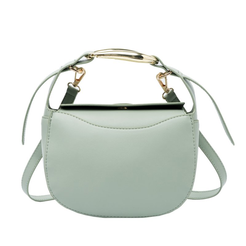 IELGY Túi Đeo Vai Hình Vuông Nhỏ Có Khóa Cài Phối Dây Xích Kiểu Hàn Quốc Cho Nữ