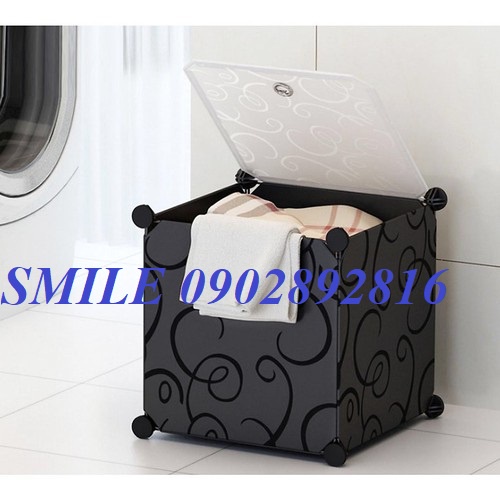 [HÀNG MỚI VỀ] TỦ NHỰA LẮP GHÉP ĐA NĂNG 1 Ô SIZE 47CM NHIỀU MÀU