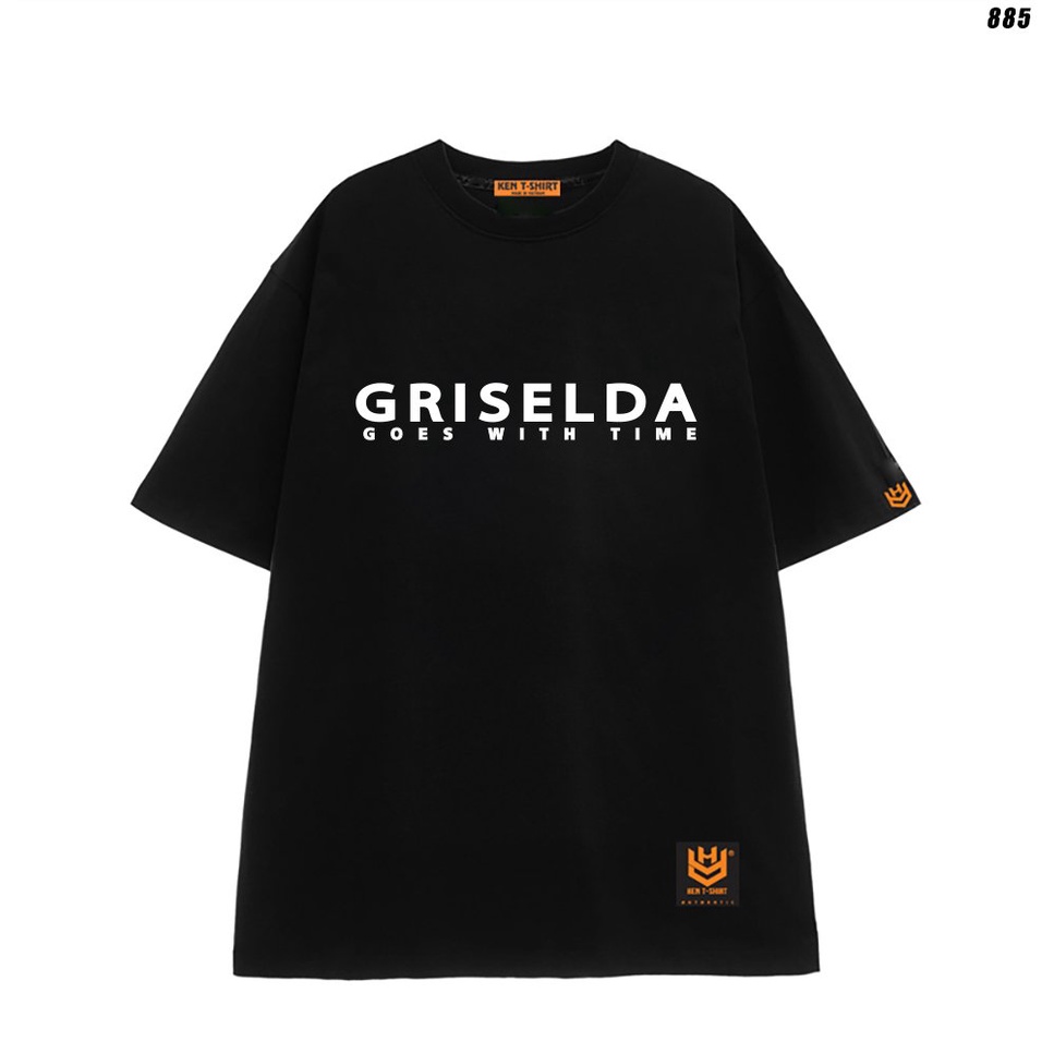 Áo thun nam nữ tay lỡ unisex HY KOREA form rộng GRISELDA 885.