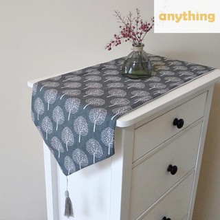 Linen Cotton Table Runner Tablecloth Party Long Table Cover Nordic Style