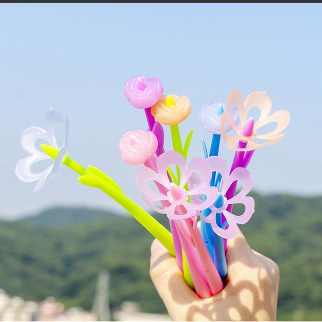 Bút hoa đổi màu mực đen