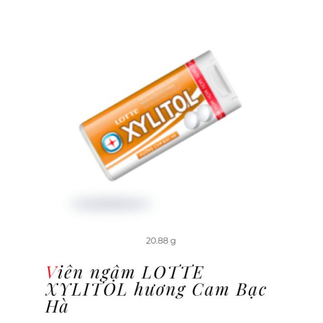 HŨ KẸO NGẬM KHÔNG ĐƯỜNG LOTTE XYLITOL 20,88gr