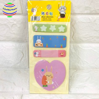 Giấy Note Ghi Chú - Hình Dễ Thương