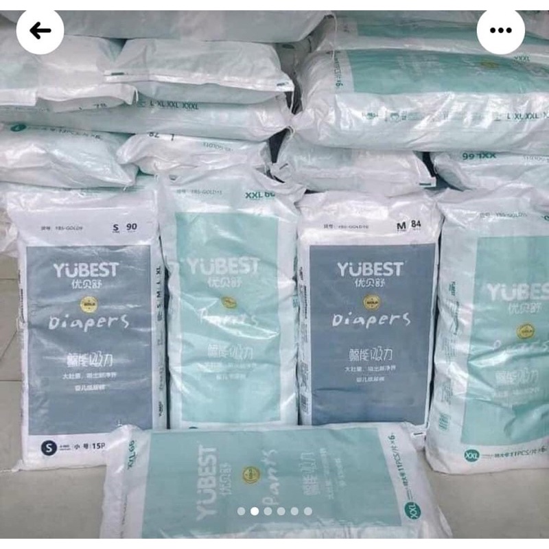 Bỉm Youbest Gold quần /dán nội địa trung S90/M84/L78/XL72/XXL66