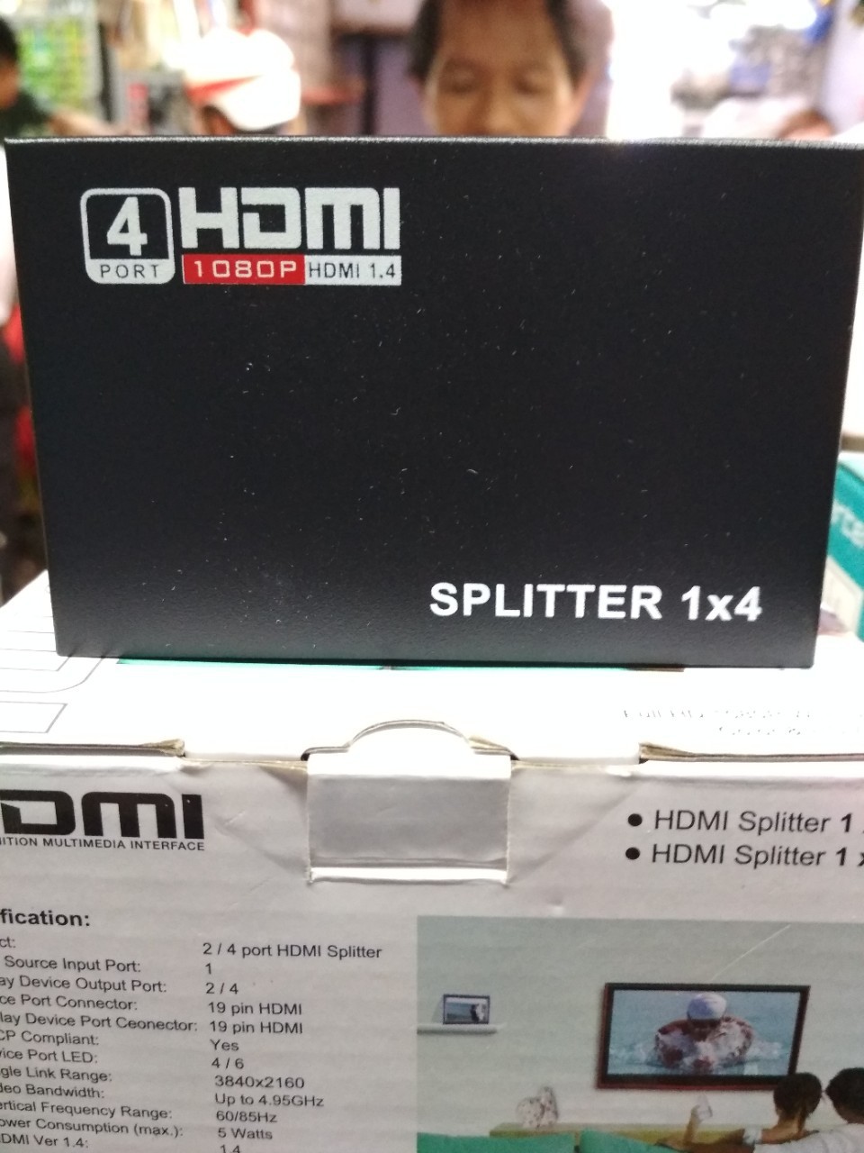 Bộ chia HDMI 1 ra 4 HDMI SPLITTER 1 TO 4