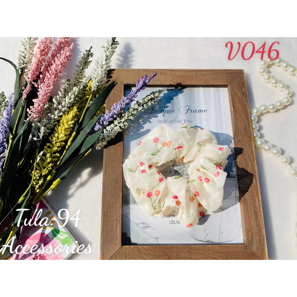 Dây Cột Tóc Bằng Vải Voan Chiffon Nữ Tính Cho Nữ