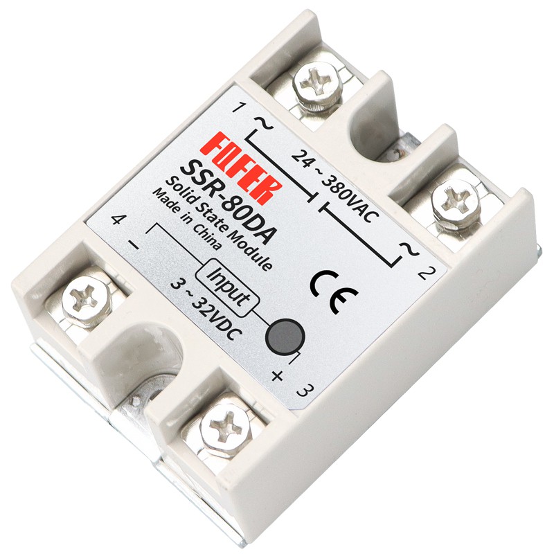 Rơ le fotek ssr,relay, rơ le [Đủ loại] loaij 80DA, SSR 80DA, Fotek