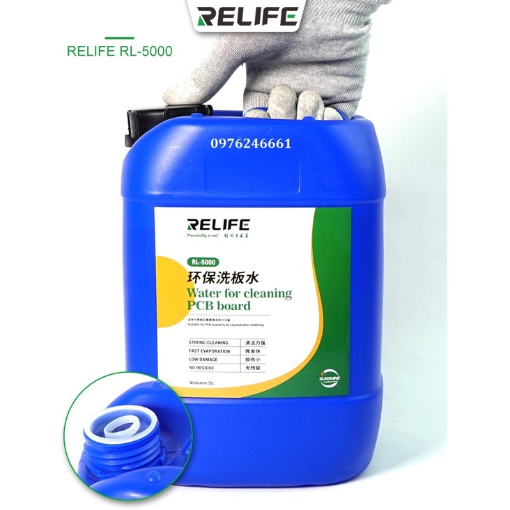 Nước tẩy rửa main RL-5000 không mùi khó chịu