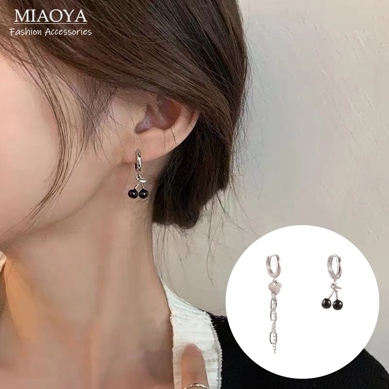 Khuyên Tai Nữ Hình Quả cherry Thời Trang Hàn Quốc Mới
