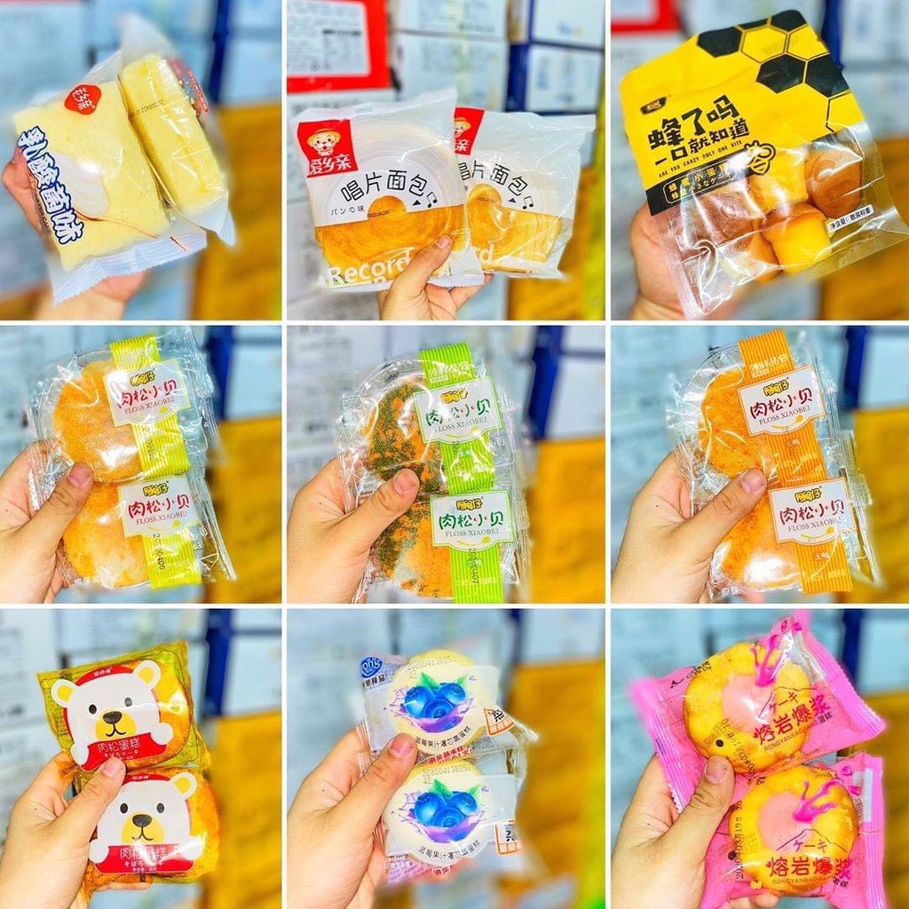BÁNH TƯƠI ĐÀI LOAN MIX ĐỦ LOẠI