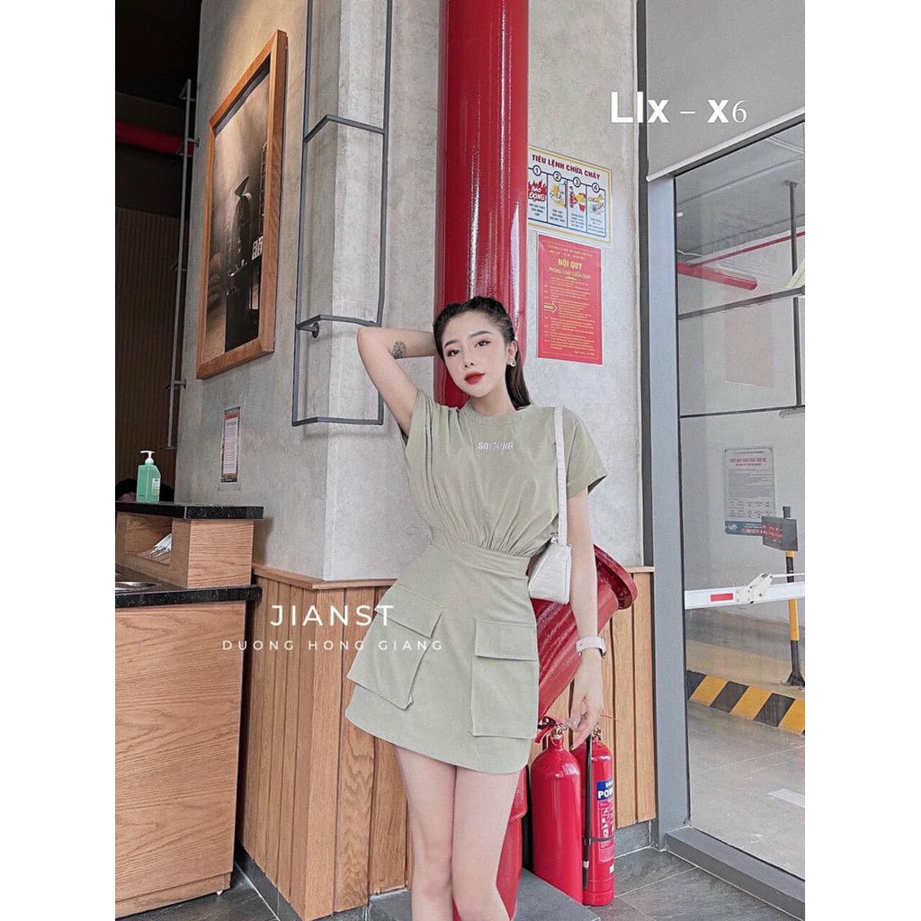 Váy liền SoYoung túi trước 3 màu trẻ trung ( kèm ảnh thật, video ) | BigBuy360 - bigbuy360.vn