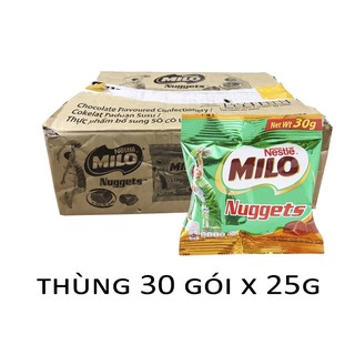Thùng 30 Gói Kẹo Milo Nuggets 25gr Nestle