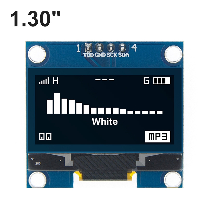 1.3" OLED module white/Blue color 128X64 1.3 inch OLED LCD LED Display Module 1.3" IIC I2C Communicate for arduino