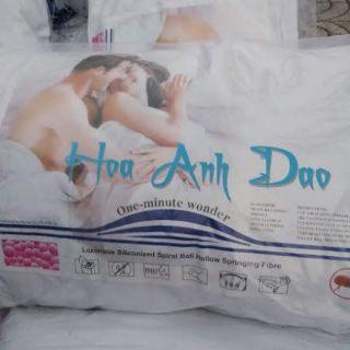 GỐI HƠI :40x60 ( Gòn nhân tạo)