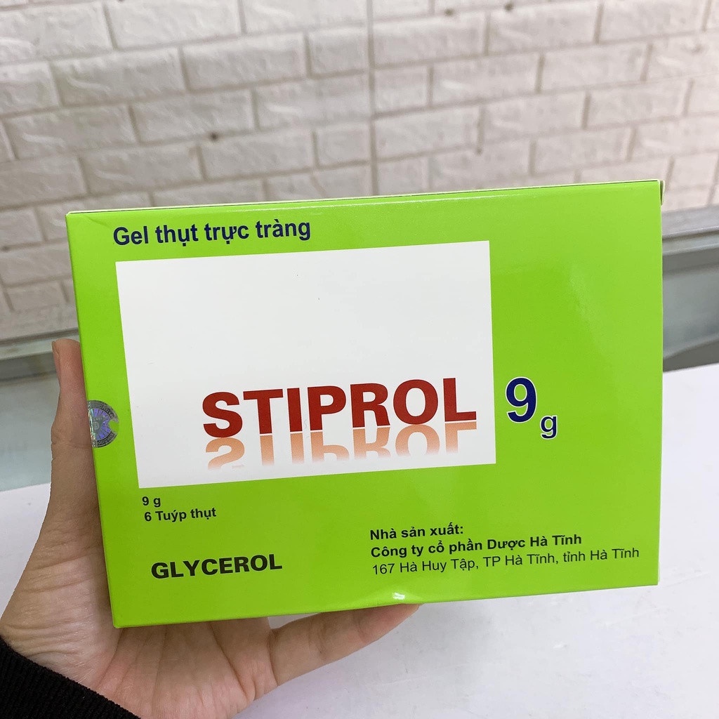 Ống Bơm trực tràng giảm táo bón Stiprol - 1 ống