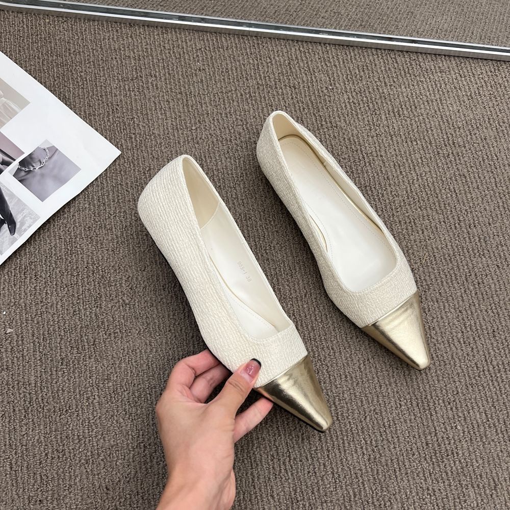 Giày Sandal Mũi Nhọn Màu Sắc Xinh Xắn Thời Trang Mùa Hè