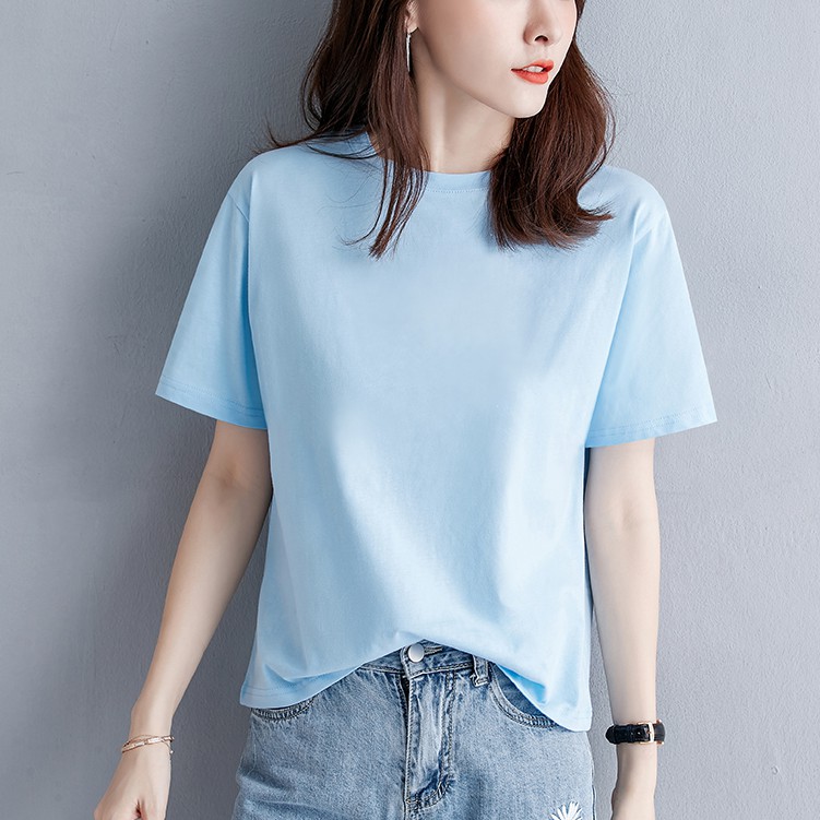 Áo Thun Trơn Loại Dày Cotton 75% Thấm Hút Mồ Hôi Co Giãn 4 Chiều Áo Thun Form Rộng Đẹp.