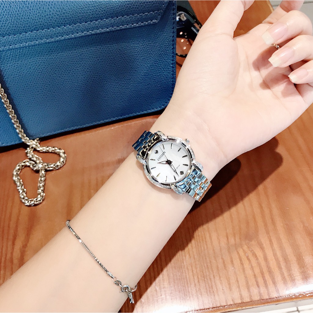 Đồng hồ nữ chính hãng Citizen Eco-Drive EM0690-50D