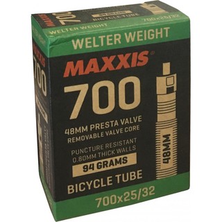 Ruột Xe Đạp Maxxis Welterweight 700c 23-32 Presta 48mm - 60 - 80mm ( Van Pháp )