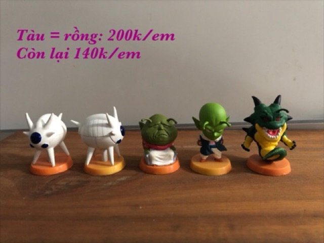Mô hình Dragon Ball - figure đế cam chibi 2nd nobox như hình