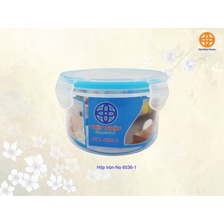 HỘP NHỰA TRÒN ĐỰNG THỰC PHẨM 3 CỠ (HỘP LẠNH TRÒN 6536) VIỆT NHẬT-GIÁ RẺ,CHÍNH HÃNG