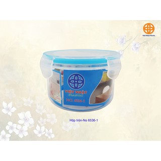 HỘP NHỰA TRÒN ĐỰNG THỰC PHẨM 3 CỠ (HỘP LẠNH TRÒN 6536) VIỆT NHẬT-GIÁ RẺ,CHÍNH HÃNG