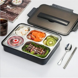 Khay Đựng Cơm Inox 304 ( 5 Ngăn )