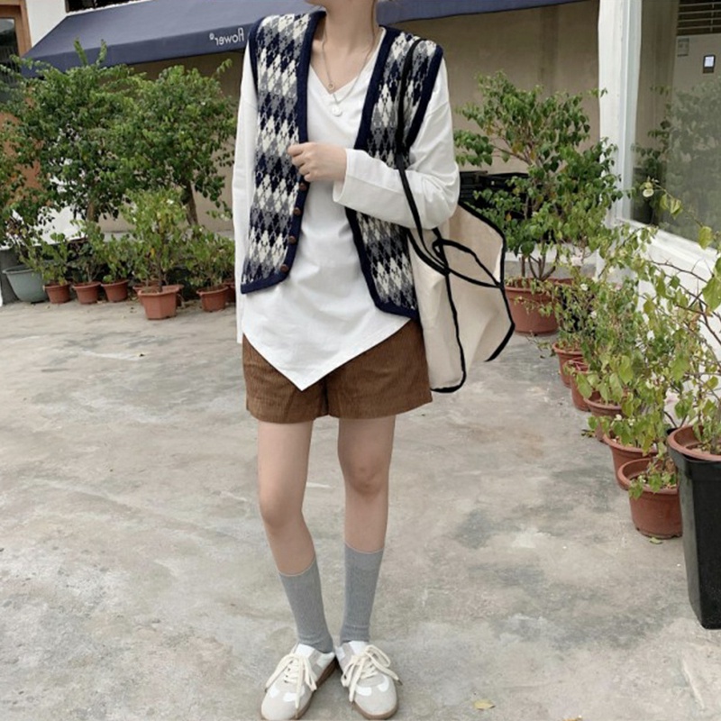 Áo thun tay dài cổ tròn thiết kế độc đáo cho nữ