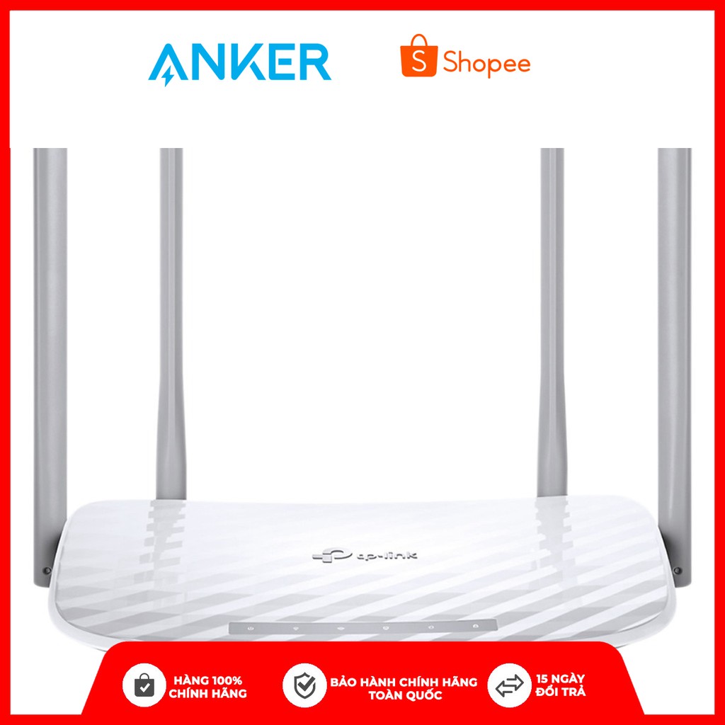  Bộ phát Wifi Băng Tần Kép AC1200 Tplink Archer C50 2.4GHz & 5GHz- Hàng Chính Hãng TNT