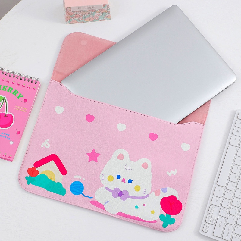 Túi Đựng Laptop Họa Tiết Hoạt Hình Thỏ Bunny Dễ Thương Kích Thước 12 9 13 13 3inch Pouc