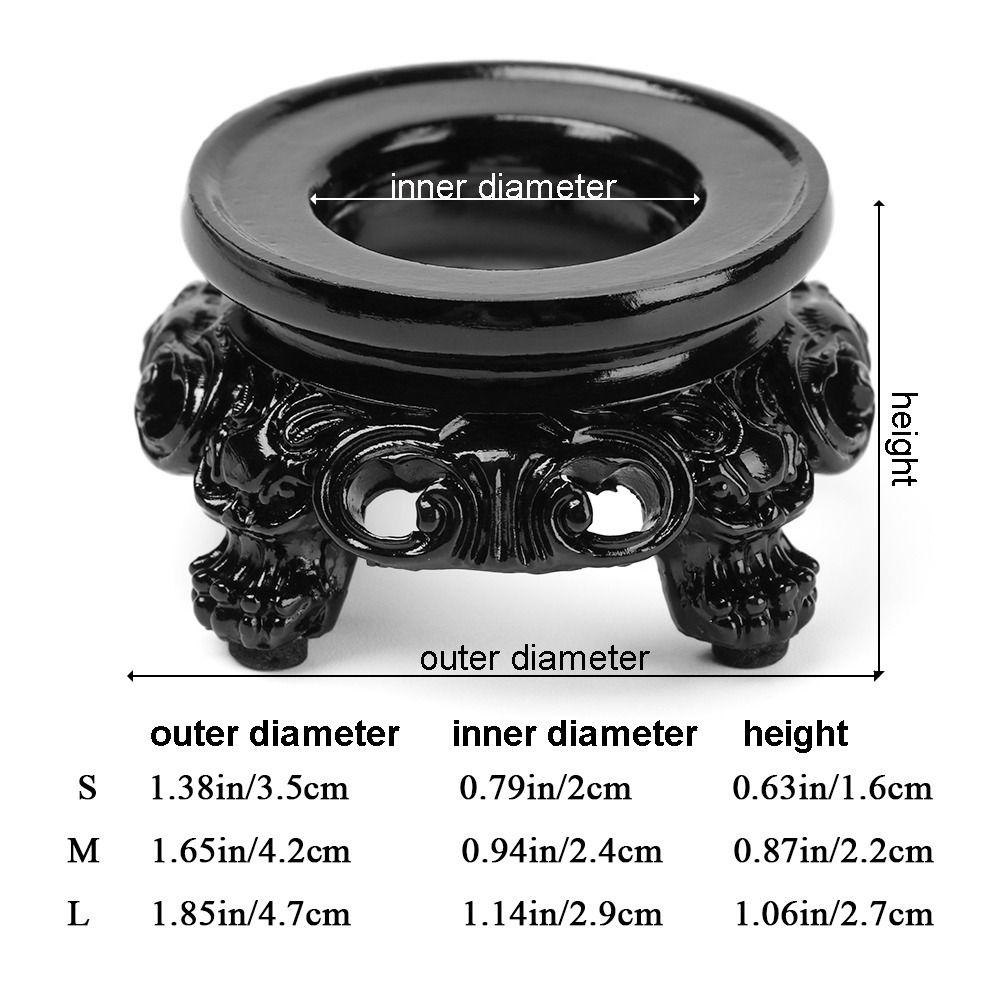 Giá Đỡ Quả Địa Cầu Bằng Nhựa Resin Màu Đen Chạm Khắc Tinh Xảo Để Bàn Trang Trí Nhà Cửa