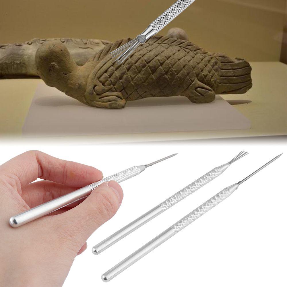 WATTLE Bộ 2 Cây Kim Tạo Chi Tiết Ruy Băng Chuyên Nghiệp