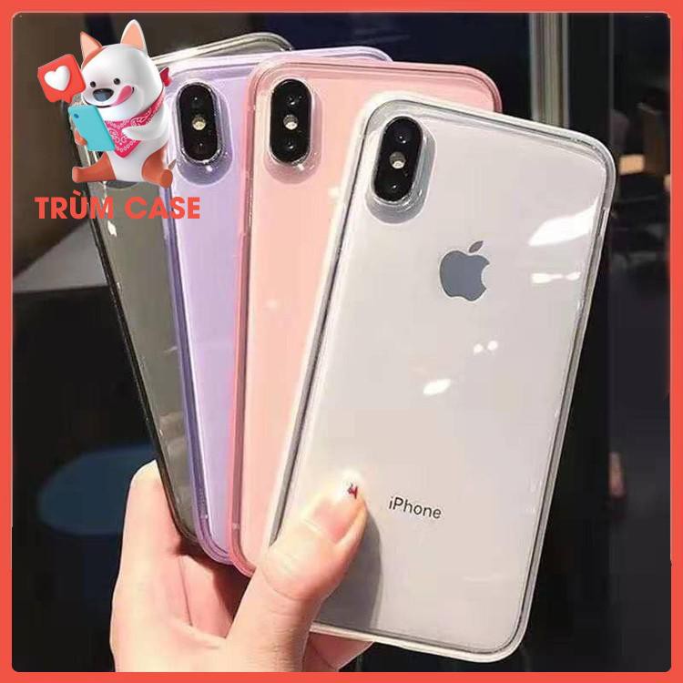 Ốp lưng iphone  dẻo viền nhiều màu Ip 6,6/7,8/7,8 Plus/X,XS/XSMAX PRO/11PRO/11 PRO MAX- Ốp iphone