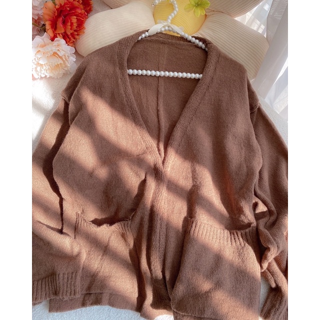 Áo khoác cardigan len