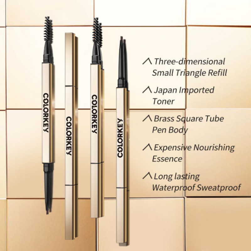 COLORKEY (Hàng Mới Về) Bút Chì Kẻ Lông Mày Hai Đầu Không Thấm Nước Lâu Trôi Cho Người Mới Bắt Đầu | BigBuy360 - bigbuy360.vn