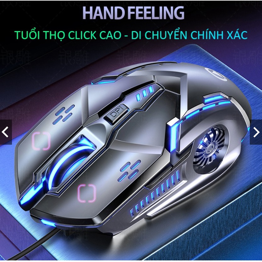 Chuột Game Thủ Có Dây YINOIAO G5  LED RGB đổi màu 3200DPI