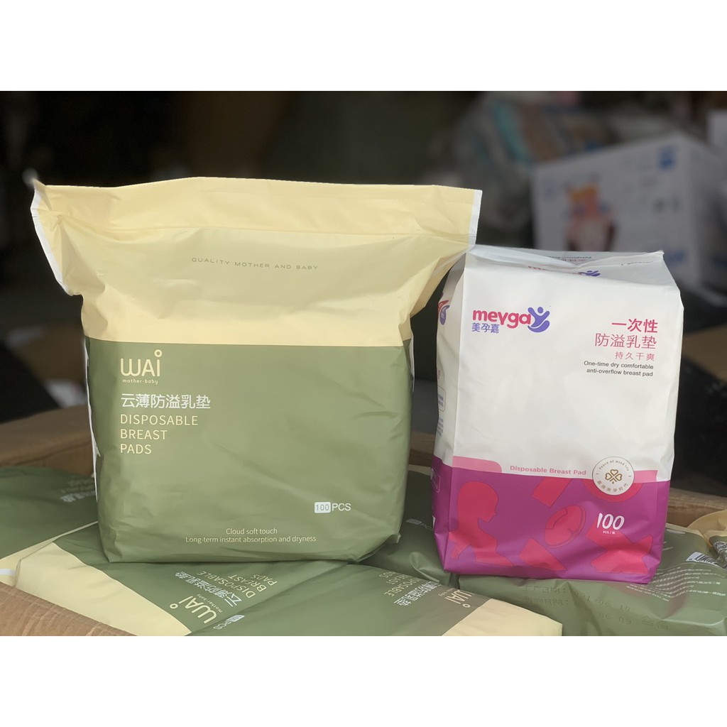 Combo 2 bịch miếng lót thấm sữa Wai 100m/bịch.
