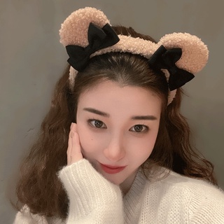 CC59 băng đô cài tóc nữ bờm tóc cài GÂU nơ