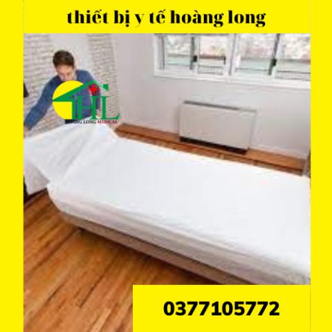 Ga giường y tế màu xanh  115x220cm