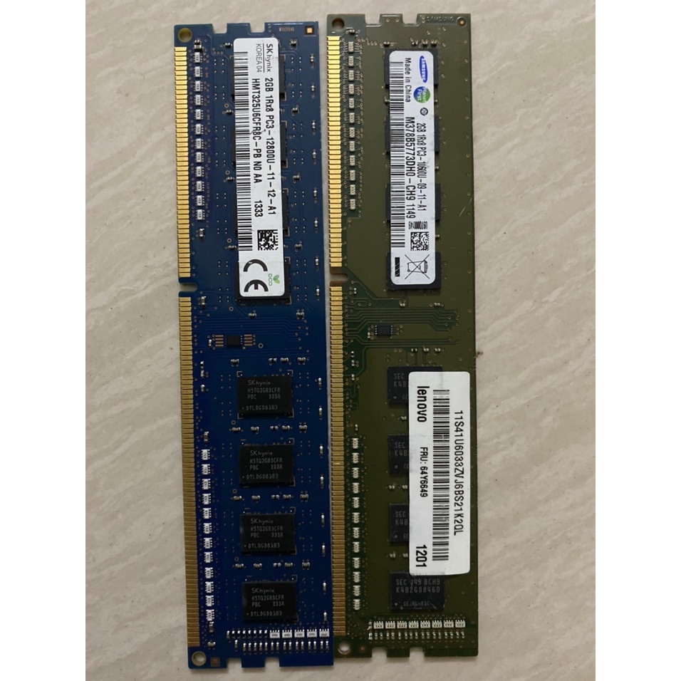 RAM máy bàn DDR3 PC3 2GB bóc máy đồng bộ Bảo Hành 36 tháng