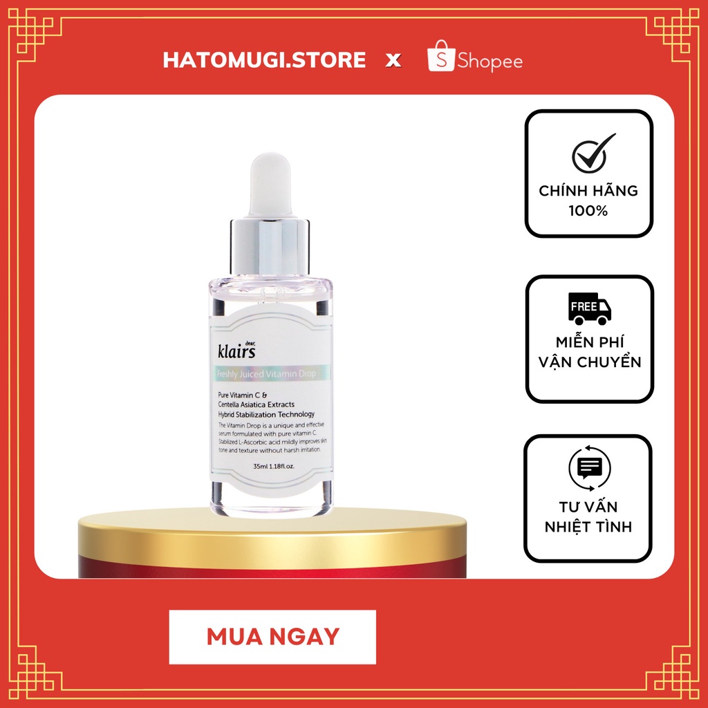 Tinh Chất Vitamin C Dưỡng Trắng / Mờ Thâm Nám Klairs Freshly Juiced Vitamin Drop