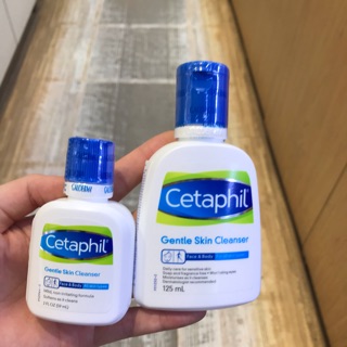 Sữa rửa mặt nhẹ dịu cho da nhạy cảm Cetaphil Gentle Skin Cleanser { shop về 59ml và 125ml }