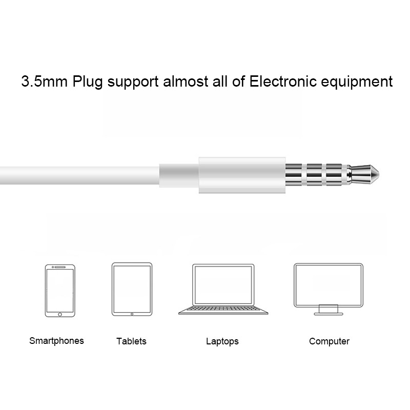 Tai nghe nhét tai MH133 R9 loại có dây 3.5mm âm thanh stereo hỗ trợ sử dụng rảnh tay