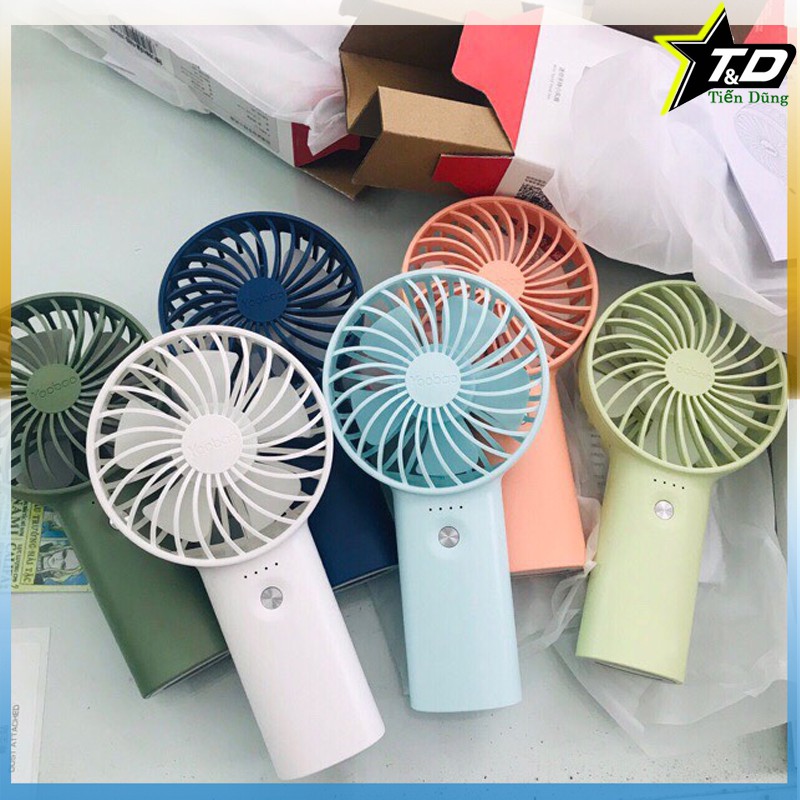 Quạt cầm tay yoobao F3 dung lượng 3000 và 6000 với 3 tốc độ gió