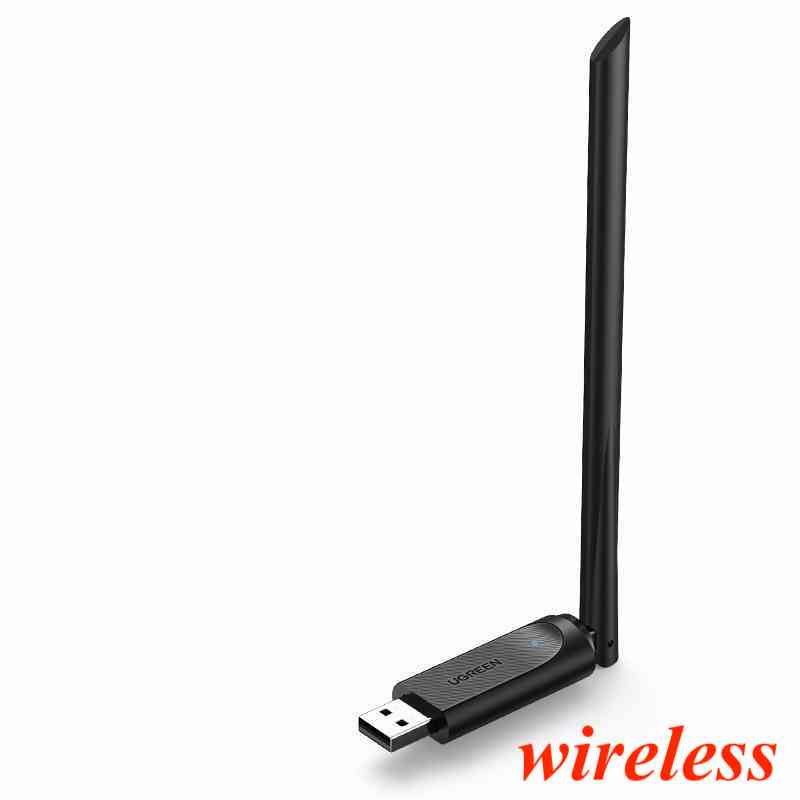 Ugreen 90339 AC650 High Gain External antenna 1T1R Dual Band Wireless USB Adapter CM496