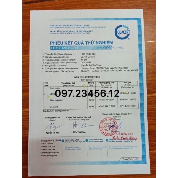 Bột tắm trắng hand made gói 100gr siêu trắng da