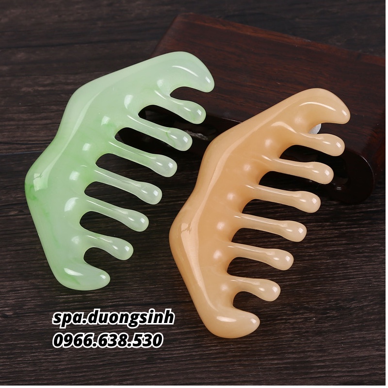 Lược Mát Xa Da Đầu Cổ Vai Gáy Chải Tóc Spa Dưỡng Sinh