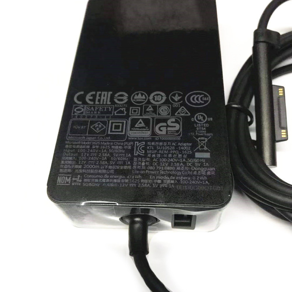 POWER Cục Sạc Timkar 12v 2.58a 36w Cho Microsoft Surface Pro3 / 4 1769 1625