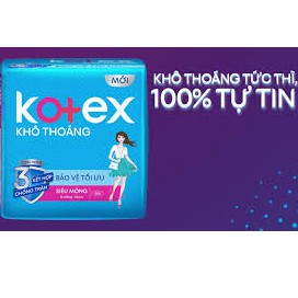 Băng vệ sinh Kotex Style Khô Thoáng-- khử mùi    (3 miếng túi -  23cm)